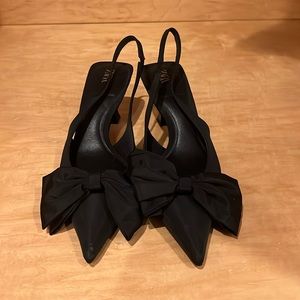 Zara bow heels.